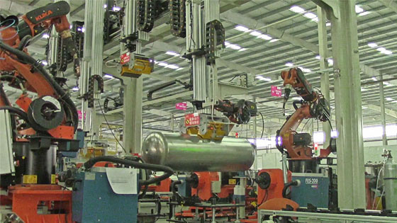 智能壓力容器自動焊接生